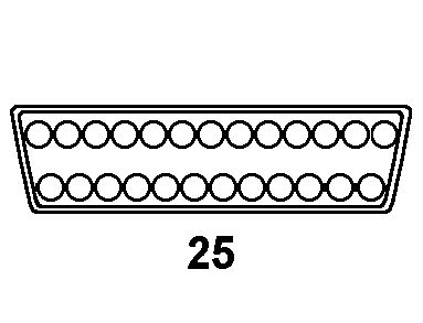 303-units min. Spectra Strip - Conn - 841-17-DBFR-B25S - 841-17-DBFR-B25S