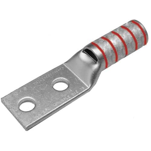 56-units min. Generic Brand  YAZ8C2TC14E1, #8 AWG LUG, 2-HOLE, 1/4 HOLE, 1' SPC W/INSPECTION WINDOW, LONG BARREL - 402099-01415