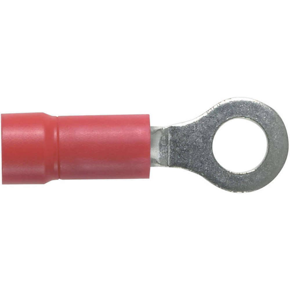 Panduit Corporation PV18-8R-CY - #8 Insulated Ring Term, 22-18awg 100 Ct Bag