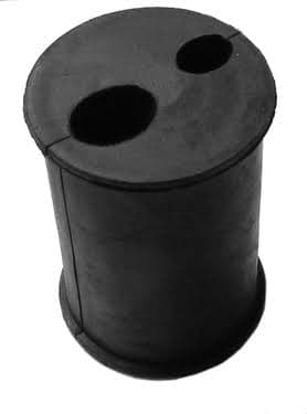 3-units min. Rosenberger  Hanger Adapter Grommet With One Hole For 10mm Cable And One Hole For 20.4mm Cable. Used With 1-5/8" Universal Snap-in Hangers And 1-5/8" Double Clamps - CX626-HA1020