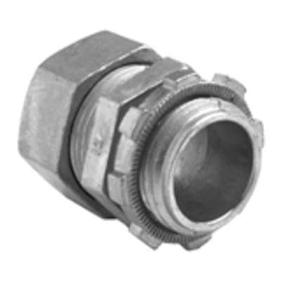 7-units min. Bridgeport Fittings, LLC  3" Compression Emt Connector - 257DC2