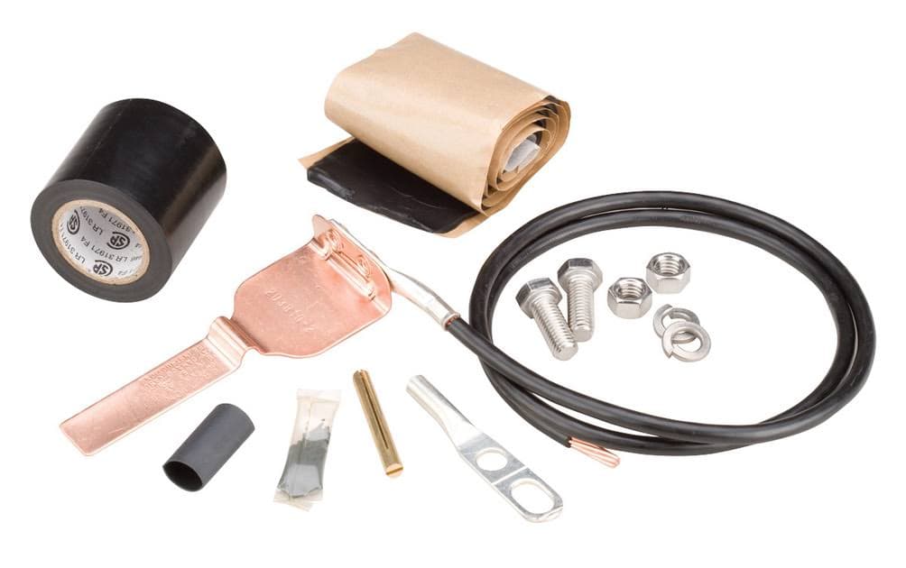 4-units min. CommScope  Ground Kit For 5/8, 7/8, Ew90, Ew132, Fld Attach Lug 60 Lead - 220497