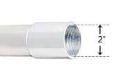 Generic Brand 255099-01089 - 2 CONDUIT 2 INCH RIGID GALVANIZED