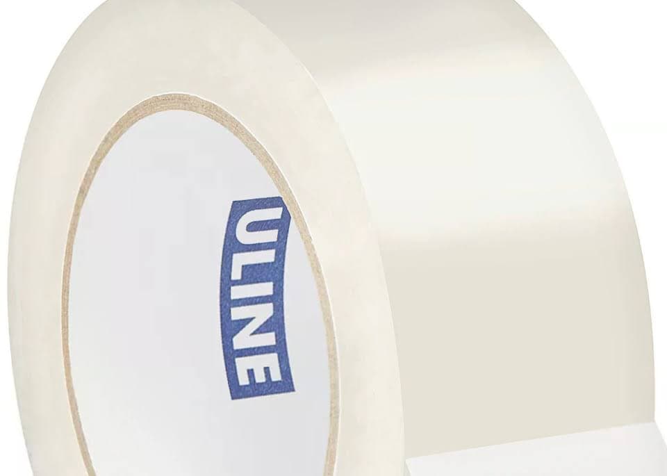 45-units min. ULine  Uline Industrial Tape - 2 Mil, 2ln X 110 Yds, Clear - S-423