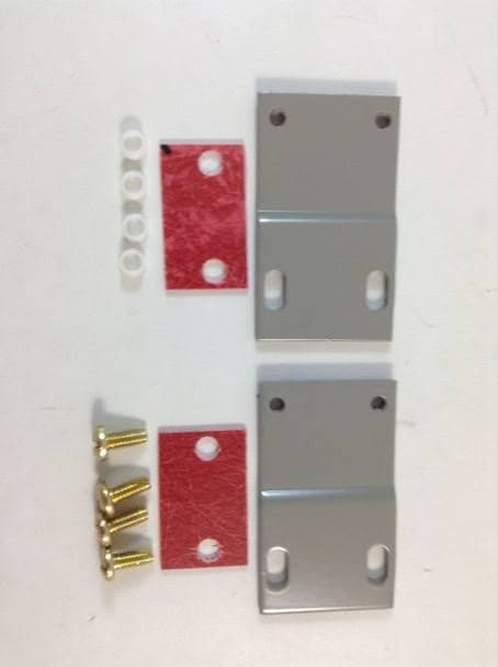 Telect Inc 02117-01I - ISOLATION KIT - 1 RU, INCLUDES 2 PADS, 4 GROMMETS,AND 4 SCREWS