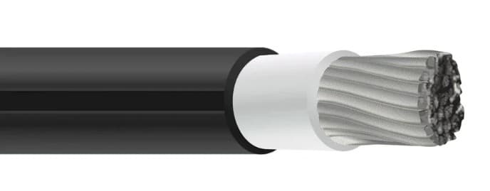 29-units min. Prysmian  Ecosafe 4/0 List 2, Black - 20280026