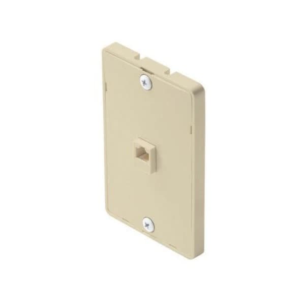 2942-units min. Steren 301094IV  UL Listed 4C Wall Phone Jack - 301-094IV