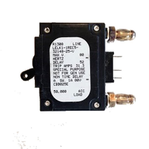 2-units min. Eltek  Ckt Breaker, 25 Amp, 48vdc, E/m Trip Alm - CBB025E