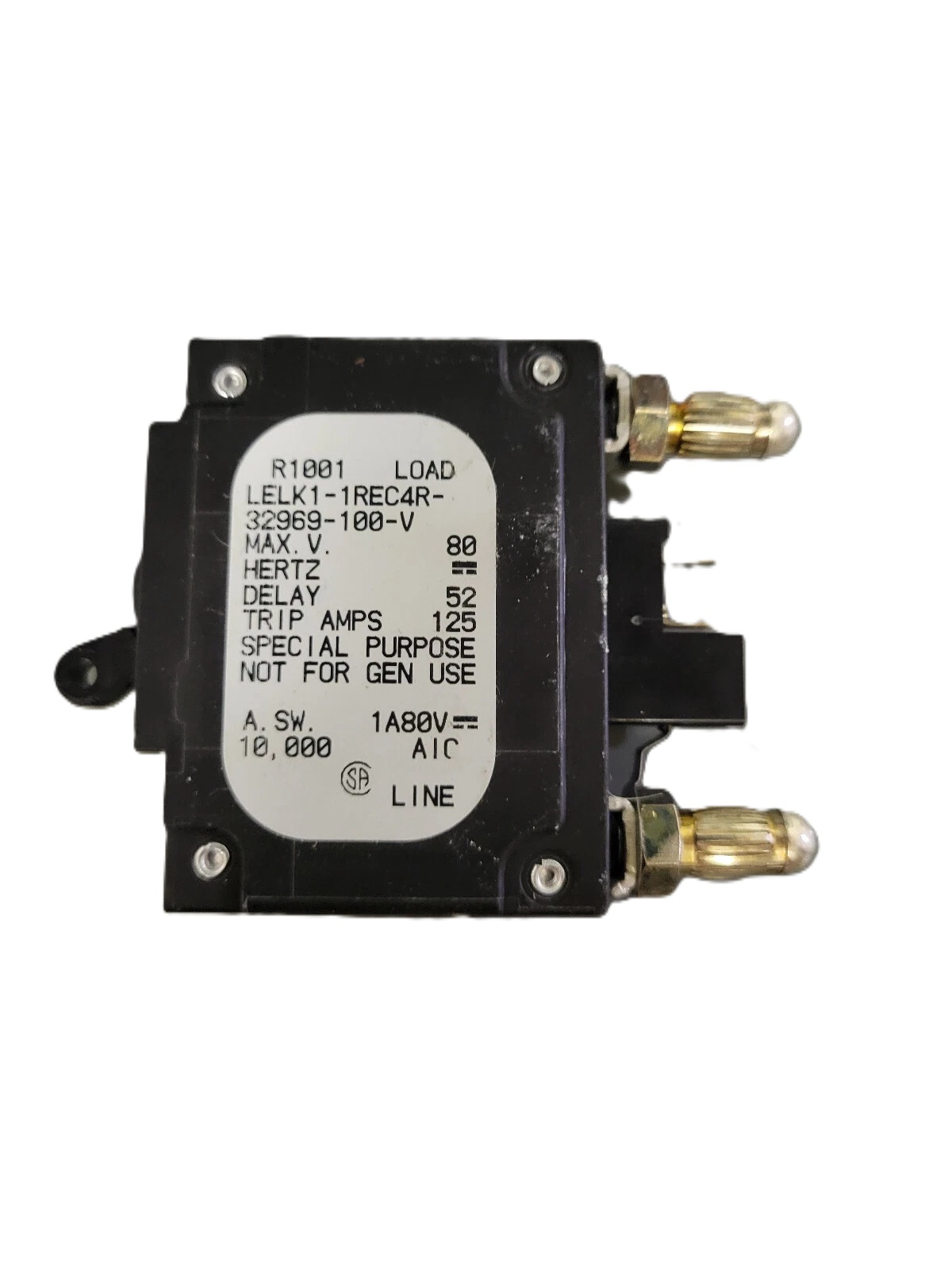 3-units min. Airpax  100 Amp Breaker - LELK1-1REC4R-32969-100-V