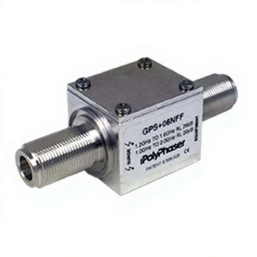 Polyphaser GPS+06NFF - Type N F/f Bulkhead Coaxial Surge Protector