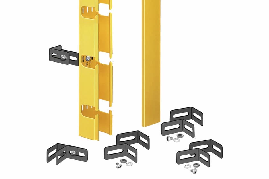 CommScope FGS-KTW1-C - Minor_material, Fiber_optic, 2in X 2in Vertical Slotted Duct Kit - Yellow