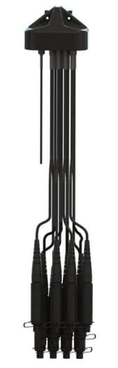 Amphenol 964-D625N-F0500 - 12 Fiber Optitap Compatible Mini-amt 500ft Toneable Drop Tail