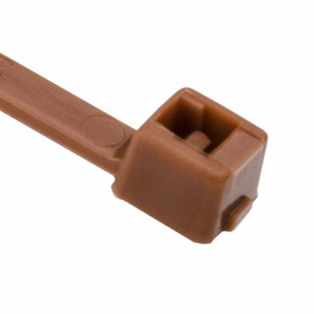 1667-units min. HellermannTyton  4.00in Cable Tie Brown 18 Lb T18r1c2 100pk - 111-01933