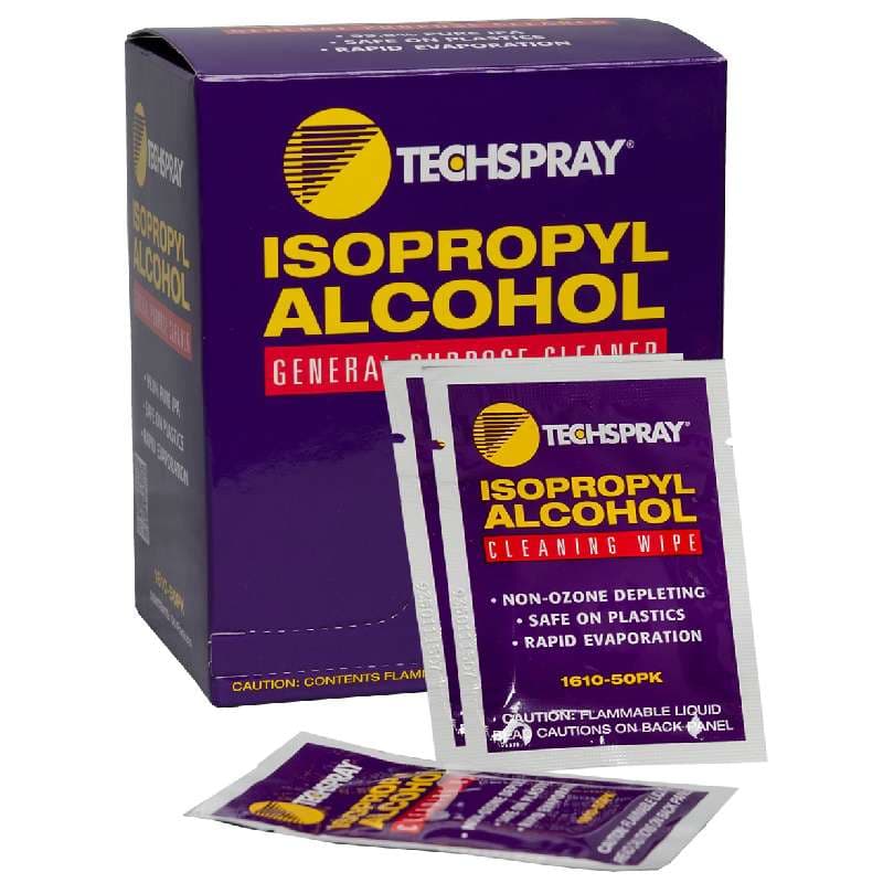 EMX Enterprises Limited 1610-50PK-50391 - Pre-saturated; Isopropyl Alcohol; Pack; 50 Wipes  ** Dangerous Goods.  Isopropanol Or Isopropyl Al