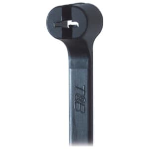 125-units min. ABB Group  14.5in Ty-rap Cable Tie Black 30lb Uv Stainless Barb Pa6.6 - TY244MX