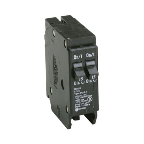 18-units min. Eaton  Eaton 1p 15a/15a 240v Tandem Breaker - BR1515