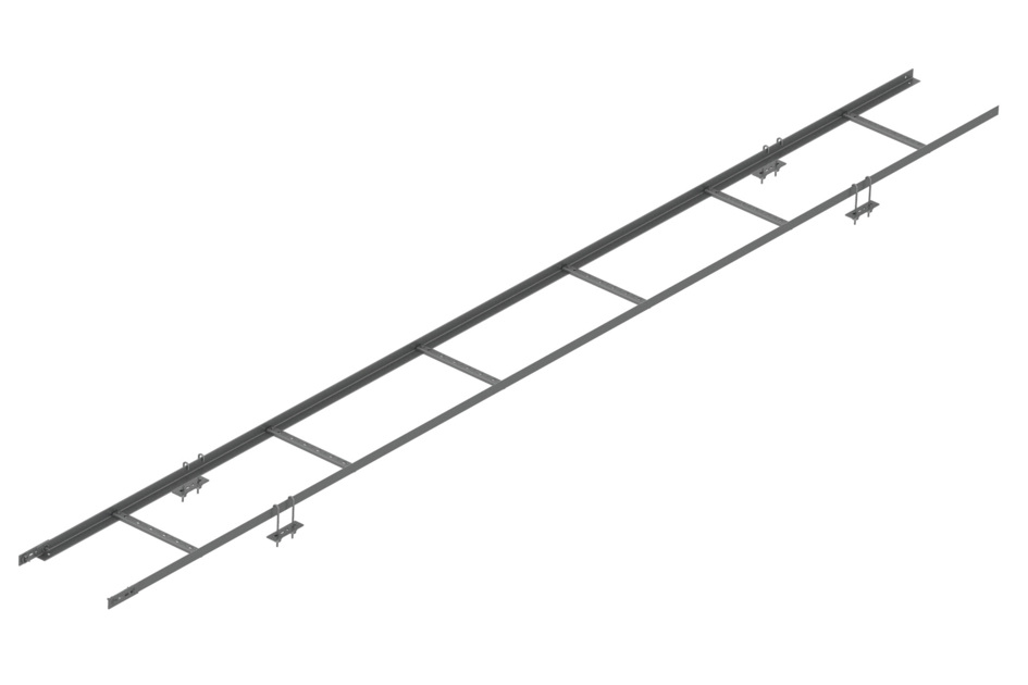 Andrew CL-1220-U - 12 Hole 20' Cable Ladder Kit W/ Hardware. (2 Angles/1 Hw Box)