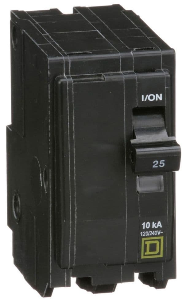 5-units min. Square D  Square D 2 Pole 25a Breaker - QO225