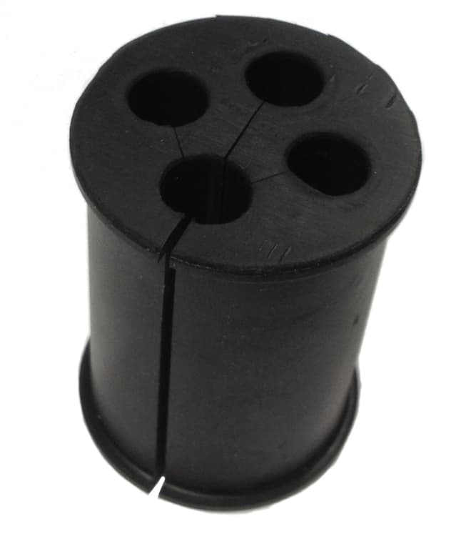 6-units min. Rosenberger  HANGER ADAPTOR GROMMET FOR FOUR 7 MM CABLES. USED WITH 1-1/4'' SNAP-IN HANGERS AND DOUBLE CLAMPS. (KIT OF 10) - CX629-HA0407