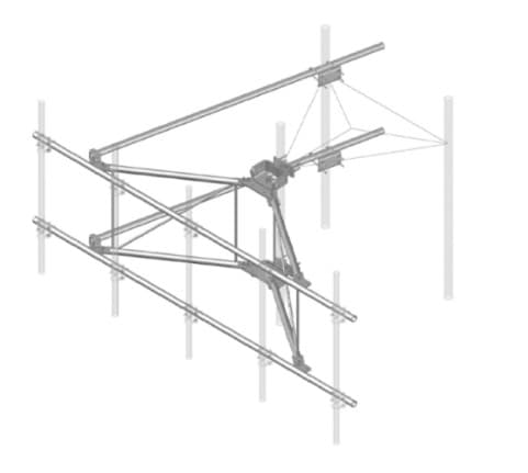 Sabre C10857007C - Use***c10857007cdp***sabre C10857007c Vboom Ehd Assembly 12' W/ Tieback (3' Standoff) W/ No Antenna Mounting Pipes:
