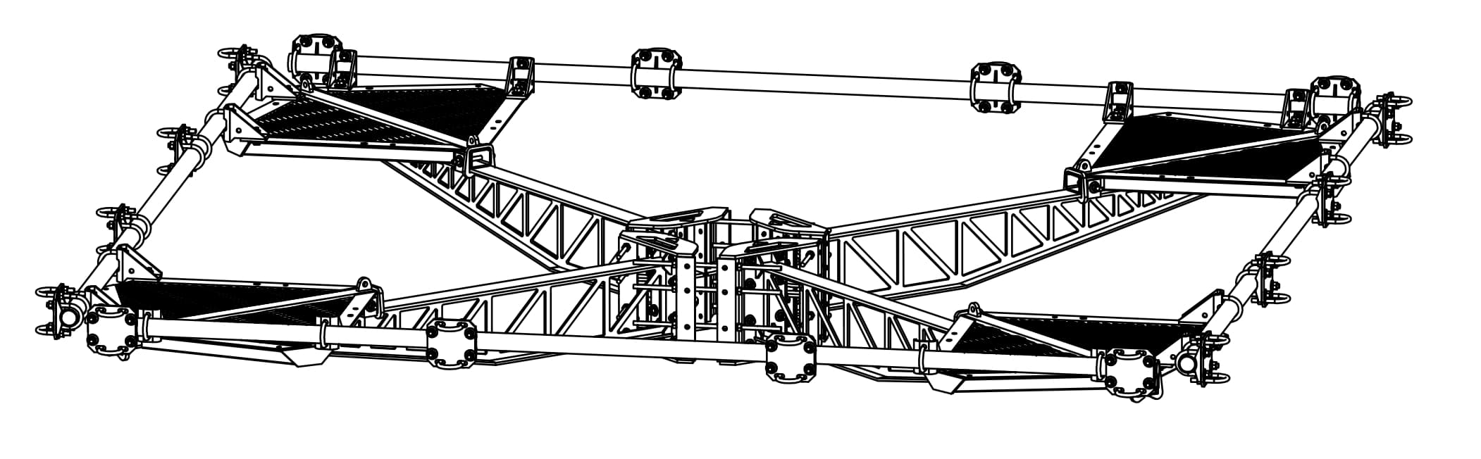 NWS F4P-14 - 14 Fortress Quad-platform Mount