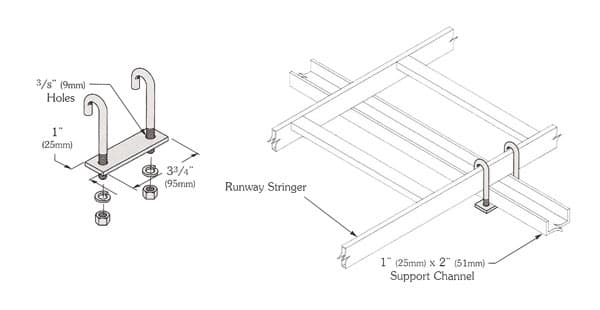 12-units min. Unknown  J-bolt Kit (5/16'') - CR-JB