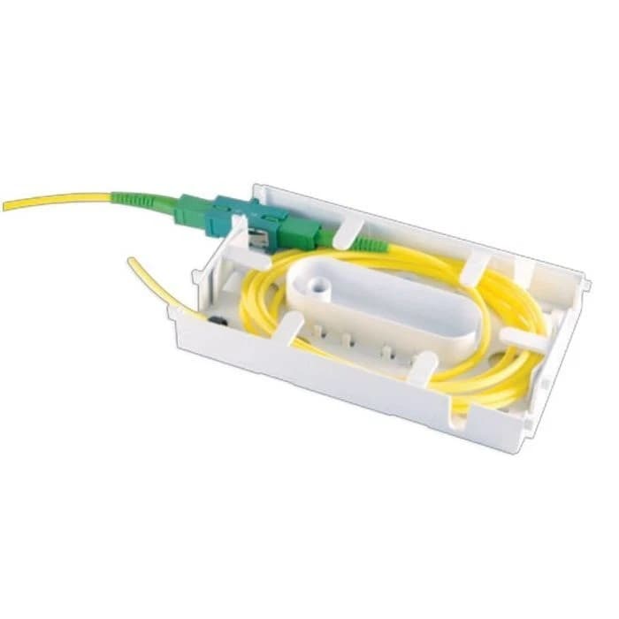 17-units min. Oldcastle BuildingEnvelope  Fiber Transistion Case - White Sc/apc Adapter - 125-0873
