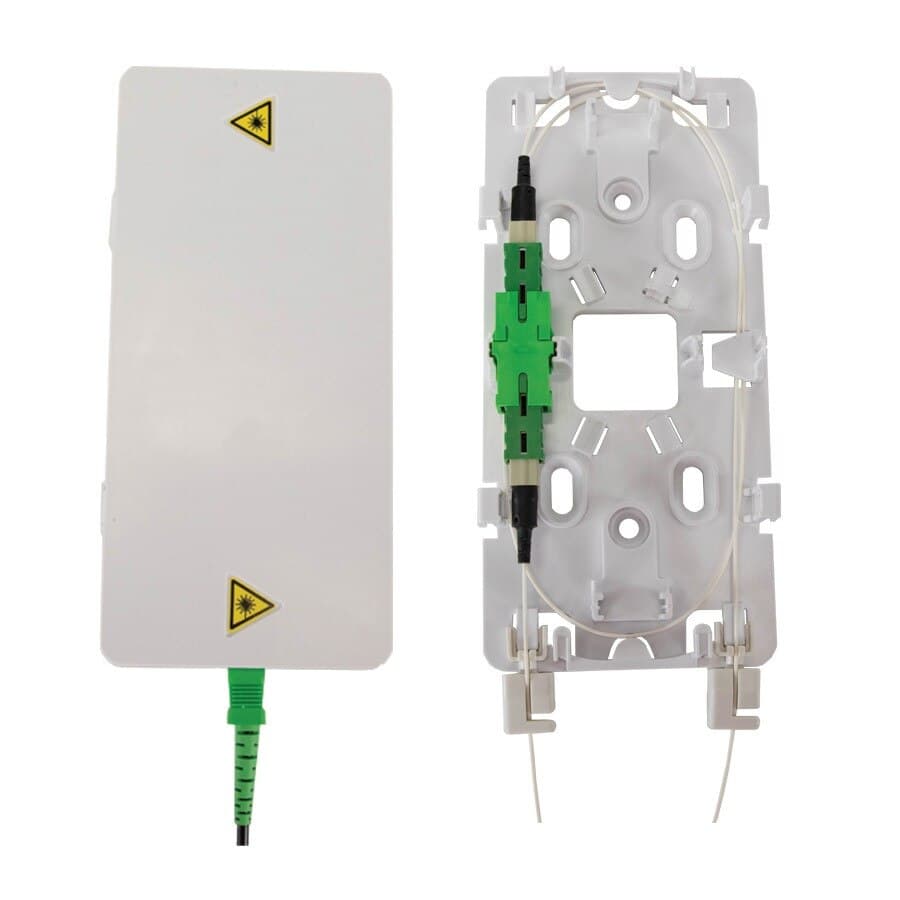22-units min. AFL  Ftth Wall Mount Plate 1 Scapc Adapter - DM001383