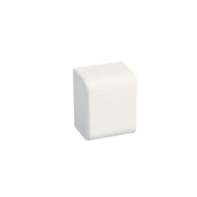 10-units min. Panduit Corporation  Raceway 3/4in End Cap Wht - ECFX3WH-X