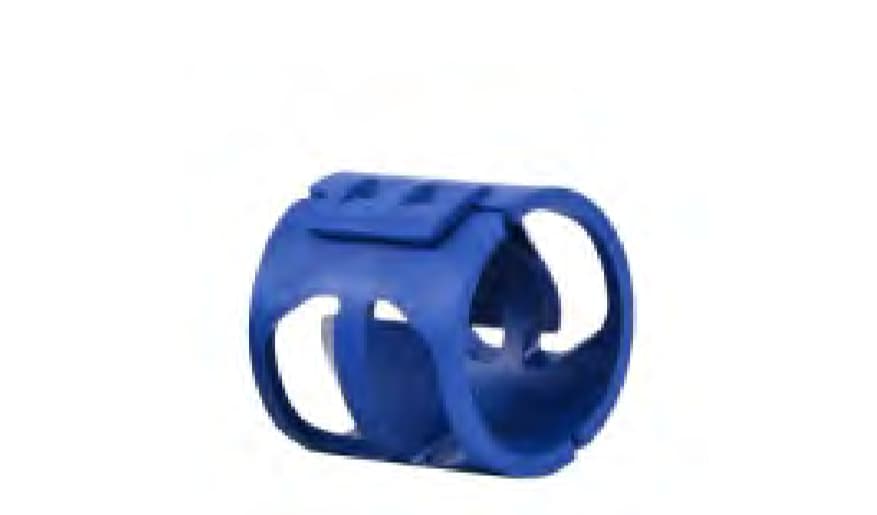 3-units min. Siemon Color Coded Cuff, 0.63" Cable Od (1/2"), Bag Of 100, Brown - CCC-063-C10-BN