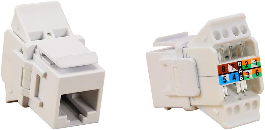 Oldcastle Infrastructure 135-0173 - Jack Tool-less Cat6 W/8 Bezels