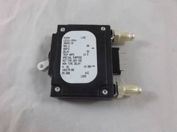 3-units min. Emerson  Cb, White Handle 3pin W/strap Hyd Mag, 1p, 10a, 80vdc, Spdt, (airpac#lelk1-1rs4-30452-10) - 102275