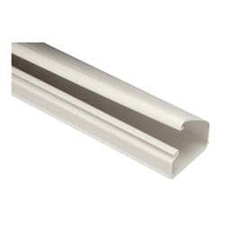 13-units min. Panduit Corporation  Surface Raceway Latching One-piece Low Voltage Pre-applied Adhesive Backed Tape 1.51inch X .94 Inch X 6 Foot Off White Product Size 10 Pan-way - LD10IW6-A