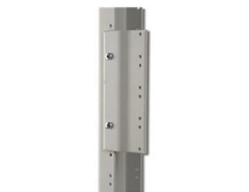 6-units min. Telect Inc  Rack Universal Accessory Panel Adapter 23 Inch To 19 Inch For 1 3/4 Inch Rack 2 Space High Telephone Gray Finish - 02117-02