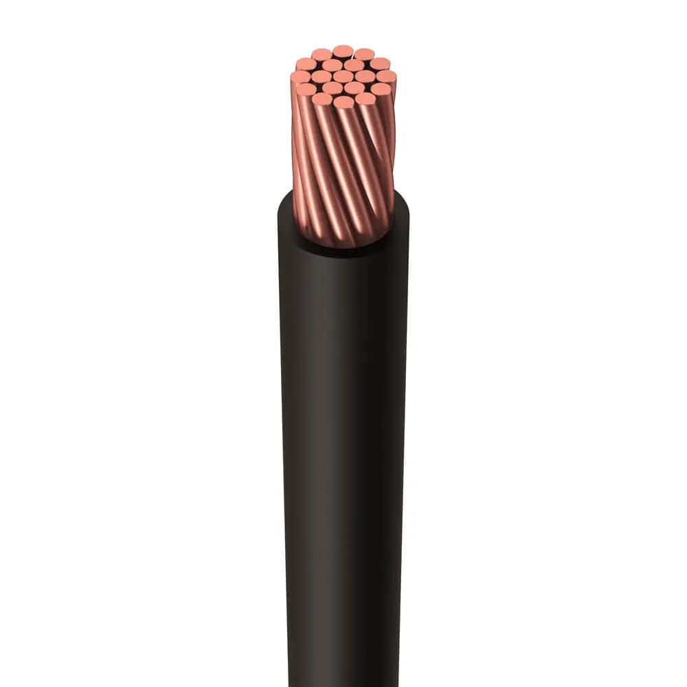 18-units min. Elliott Electric Supply  Wire, Thhn, 4/0, Stranded, Black - THHN4/0STRBLK