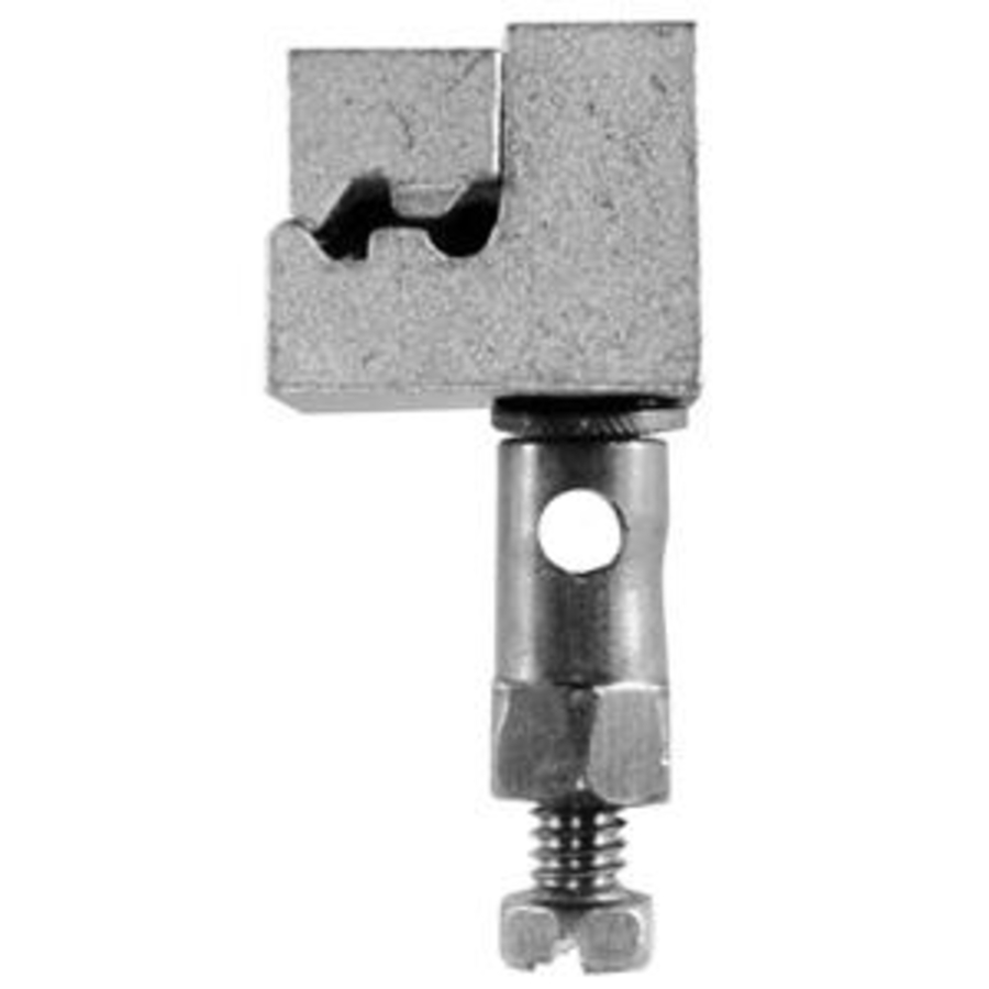 Hubbell EM-4015 - Clamp Trailer I-beam With Plain Round Ground Wire Hole To Accept #6-#10 Awg Ul Listed      Ea = 1   Ph = 100 Eaches