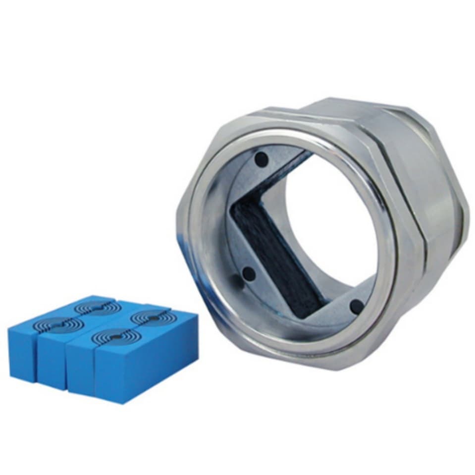 3-units min. Roxtec Inc  CABINET GLAND SEAL 4 PORT RM MODULE 0.157 - .571  (RG00063040046) - RGM63/4