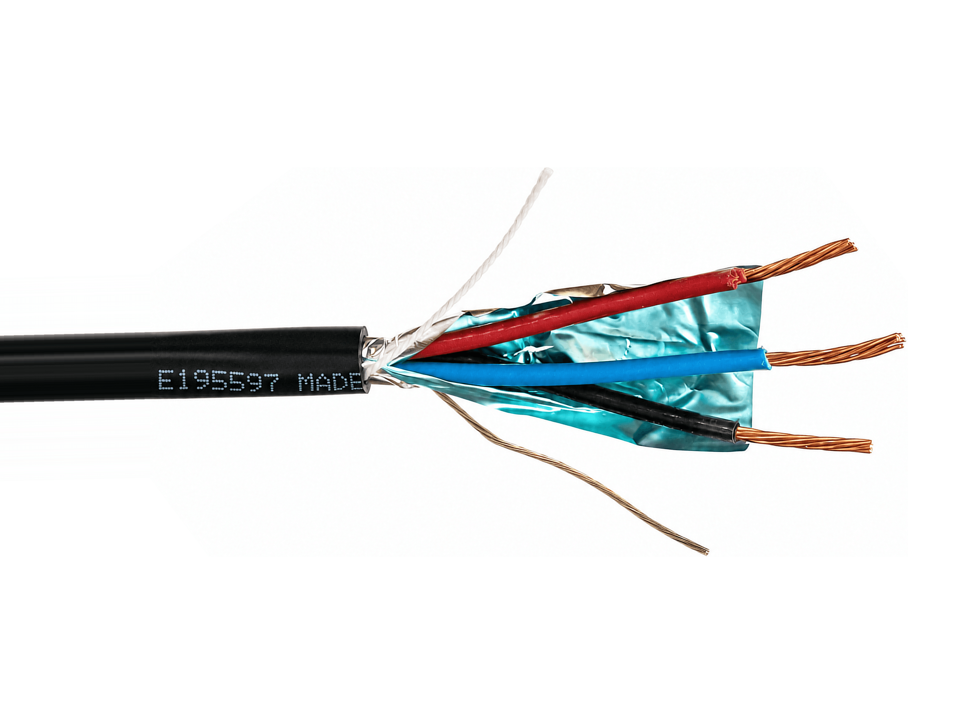 39-units min. Unknown  Dc 6c 4awg Tray Cable, Bc Tape Shield, 8awg Drain Wire - DC-D06C04