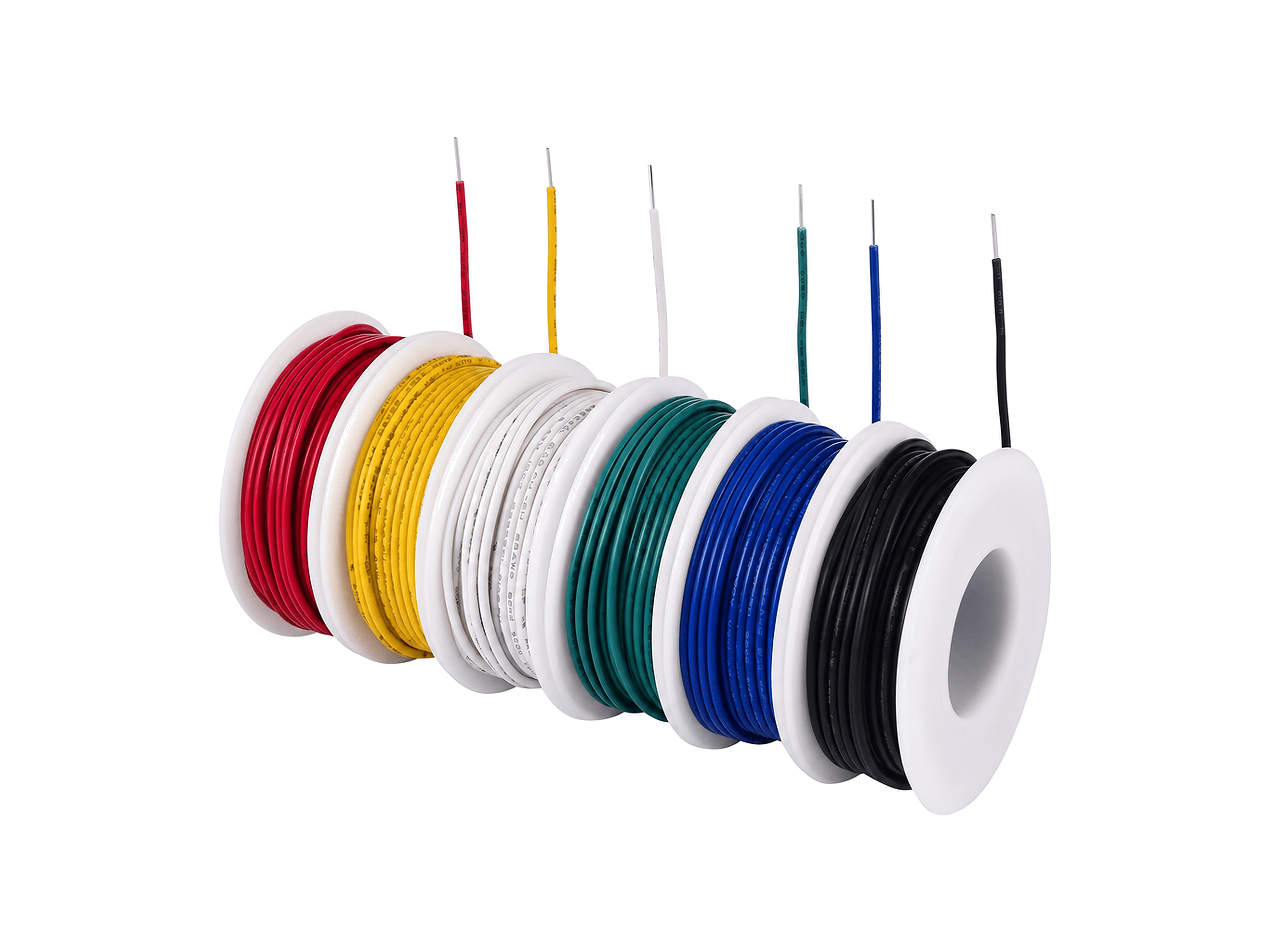 Prysmian Cables and Systems USA, LLC 0032914PT - Jumper Wire Two Conductor 22 Gauge Tinned Copper.  Conductors Have A Minimum Three Twists Per Foot.  Colors Are Red And White.  Wire Comes On A 3000 Foot Coil.  Ft = 1 Ft     Co= 3000 Ft