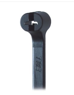 ABB Installation Products WE-TY35MX - Cable Tie 50lb 8 Inch Uv Black #10 Mtg Ho  Self Lock