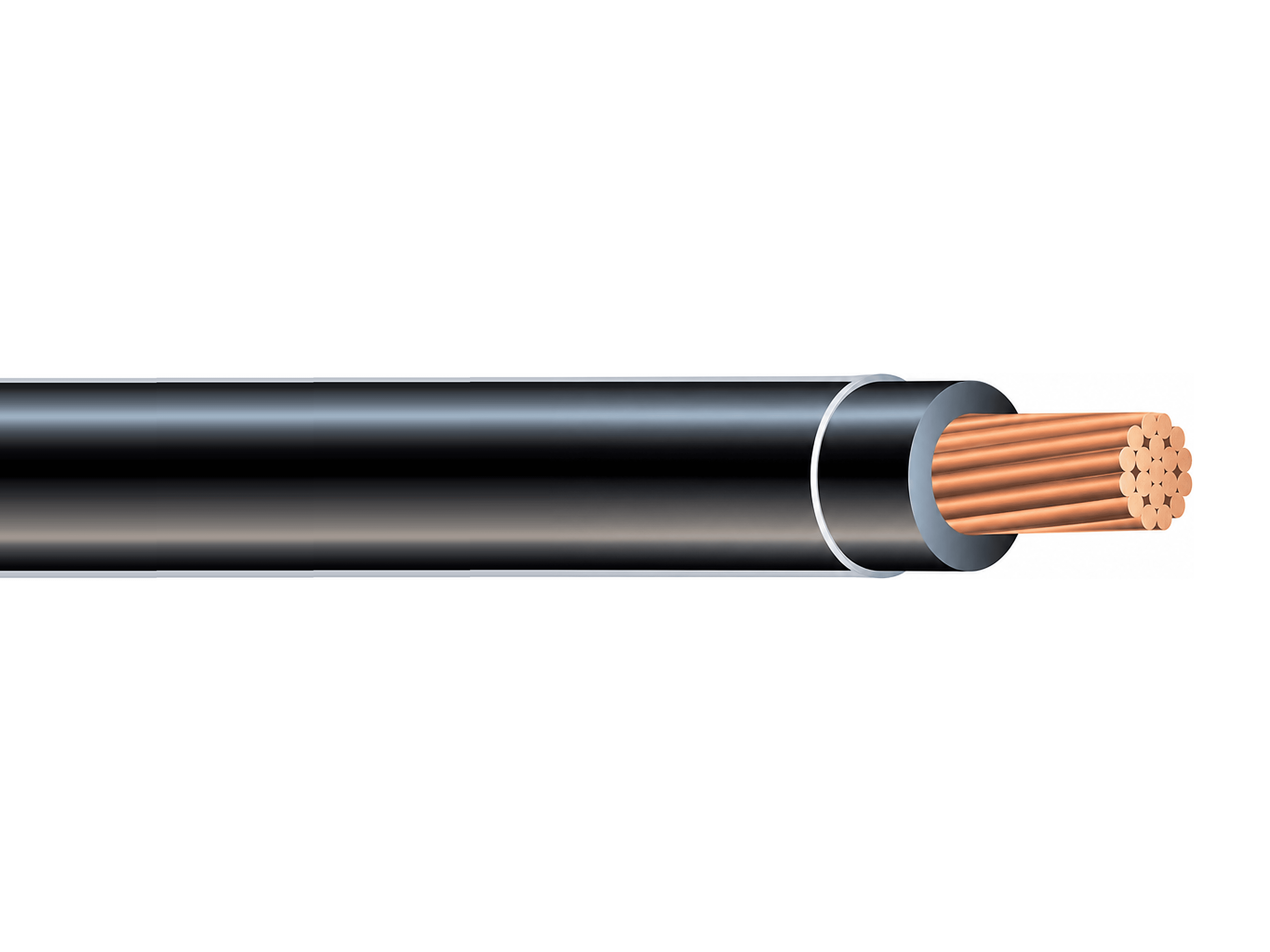 Electro Wire Incorporated 205070  30 AWG 19-Strand THHN Black Cable 1 Lot (7 Reels of 500 ft and 1 Reel of 1000 ft 1 Drop of 185 ft)