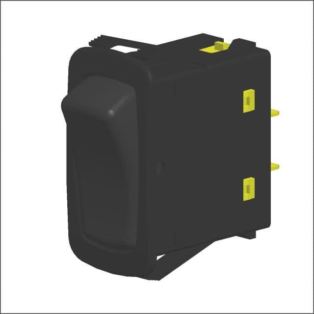 9-units min. Carling Technologies  Rocker Switch, Dpst, 20a 12v - 432-1274-ND