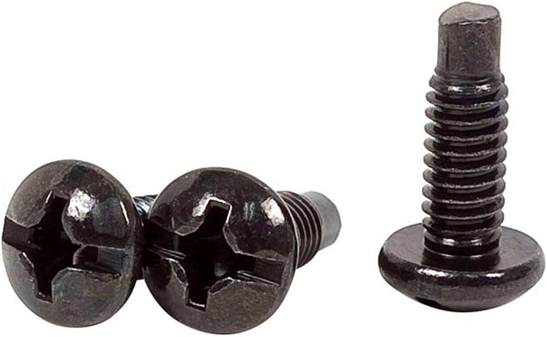 100-units min. Central Steel Fabricators  Rack Screw 12-24 Pan Head Machine Screw 1/2" Black - PH0403FBLK