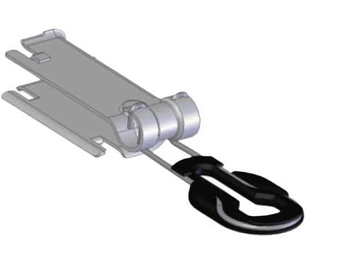 44-units min. Maclean Senior Industries  Messenger Drop Clamp Stainless Steel Wire, Aluminum Body - SI-0969INS