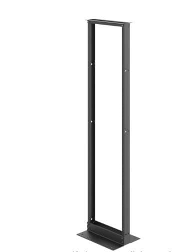 nVent HOFFMAN EDR19FM45U - Rack 2 post rack in Black with dimensions of 84.00"x 20.25"x 15.00"