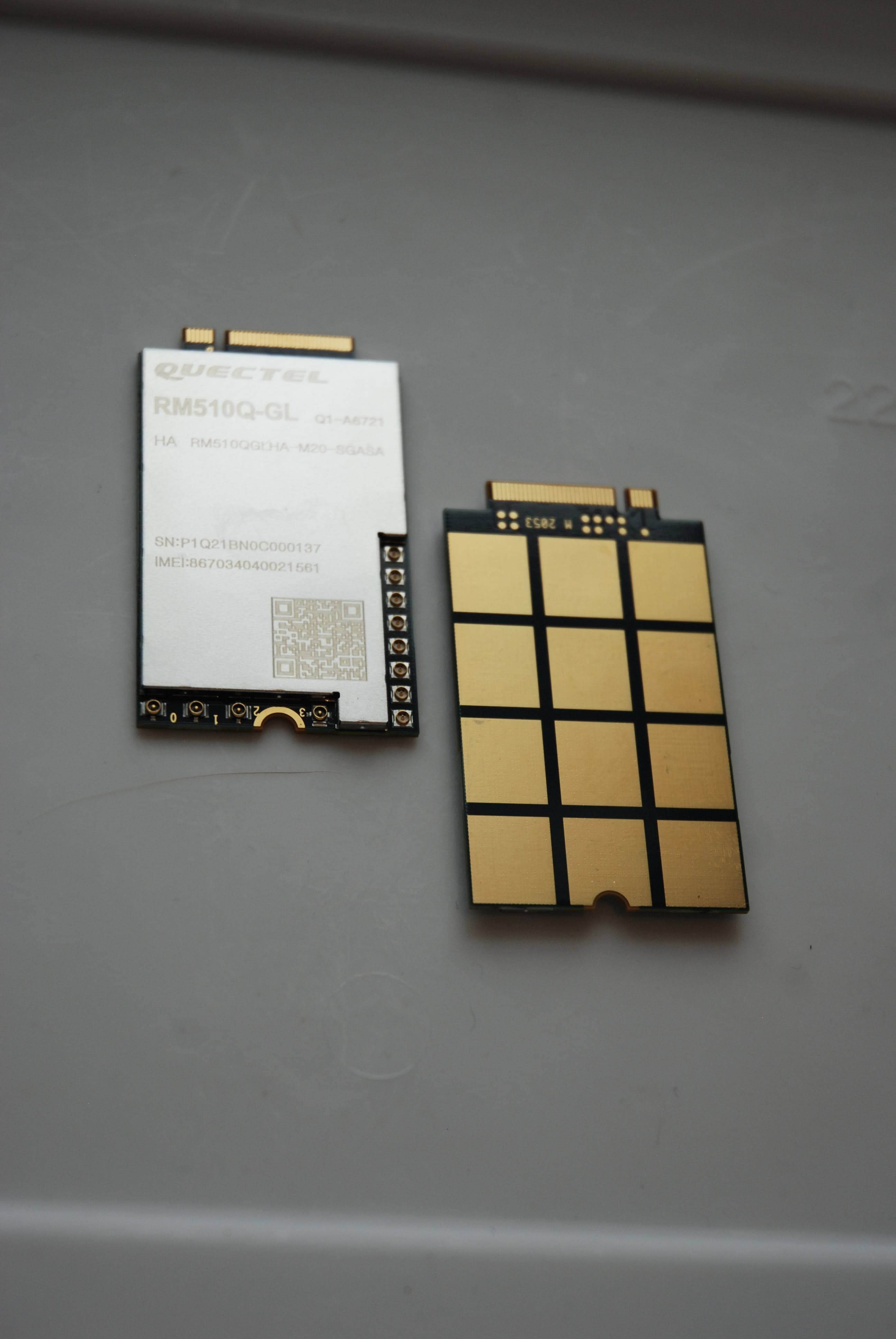 10-units min. Quectel  5G sub-6GHz and mmWave M.2 5G IoT module (MOQ 10 pcs) - RM510Q-GL