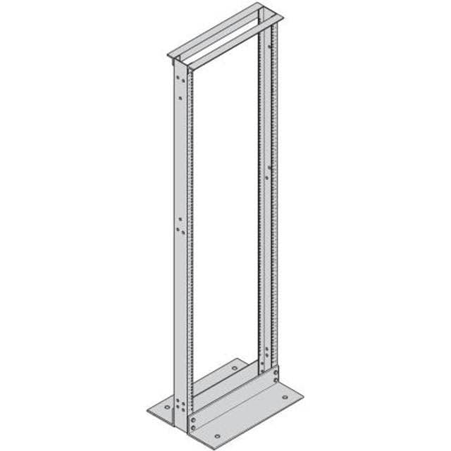 7-units min. Telect Inc  *4RU Adapter Plate, Gray - 02117-04