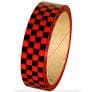11-units min. Tape Planet  CHECKER VINYL TAPE 1" X 18 YDS RED/BLK - NTLCBREBK1X18