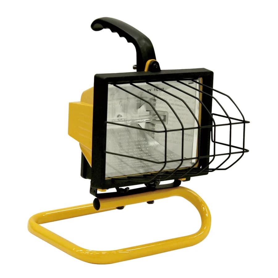 4-units min. Southwire  "500W Portable Halogen YellowWork Light" - L20SW