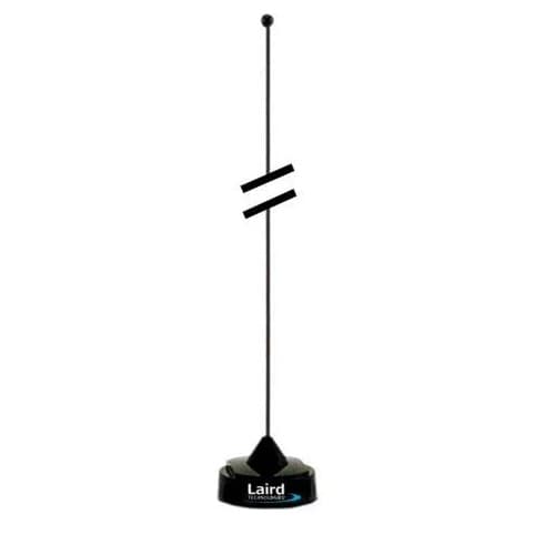 4-units min. TE Connectivity  152-162 MHz 1/4 Wave Antenna - Black, High-Quality Mobility Solution - QWB152-L